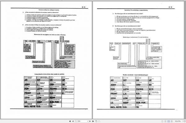 John Deere Backhoe Loader JD310 Parts Catalog PC4136 15DEC80 2