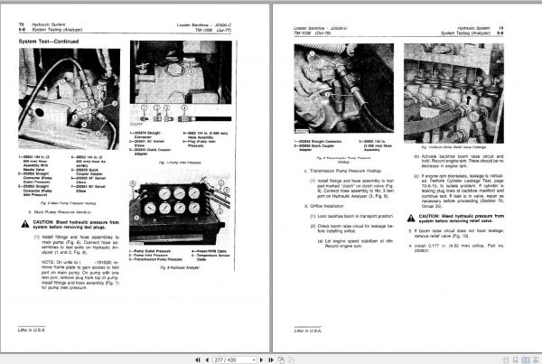 John Deere Backhoe Loader JD500 C Technical Manual TM1038 3