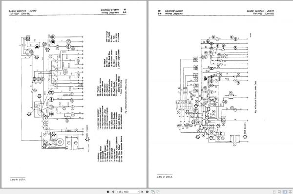 John Deere Backhoe Loader JD510 Technical Manual TM1039 3