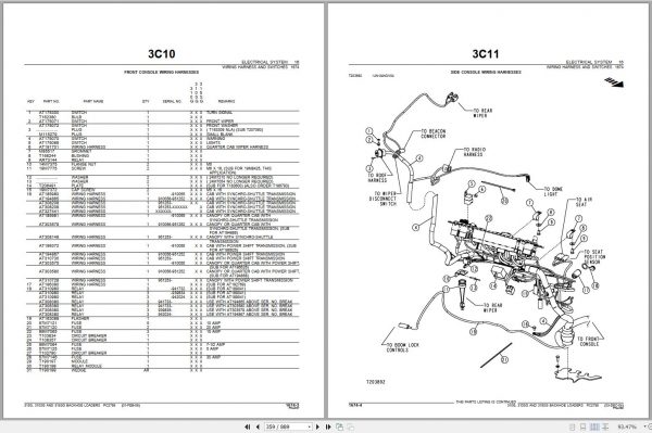 John Deere Backhoe Loaders 310G 310SG 315SG Parts Catalog PC2755 2006 3
