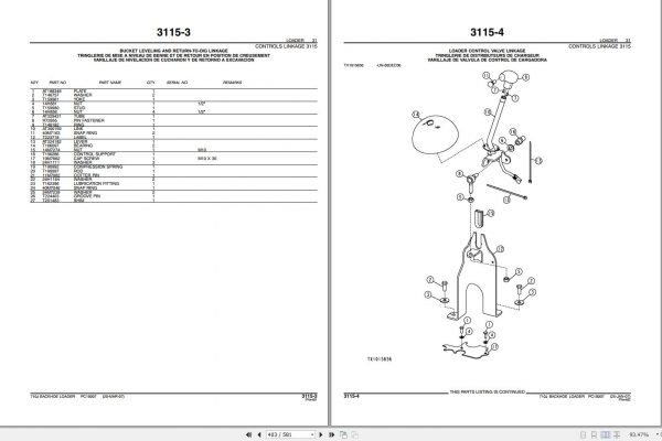 John Deere Backhoe Loaders 710J Parts Catalog PC10007 2007 3