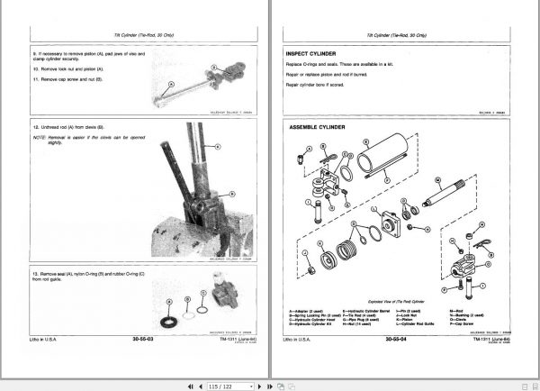 John Deere Baler Ejector 30 40 Technical Manual TM1311 2