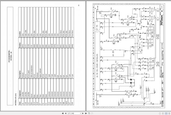 John Deere CTL Forwarder 1010E F687168 A0 Electric Schematic 2015 2