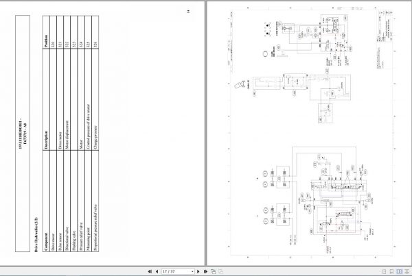 John Deere CTL Forwarder 1110E Interim Tier 4 F684725 A8 Hydraulic Schematic 2015 2