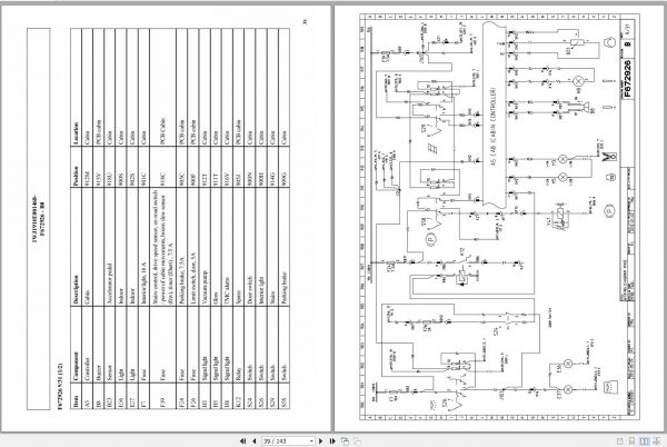 John Deere CTL Forwarder 1910E F687145 B0 Electric Schematic 2015 3