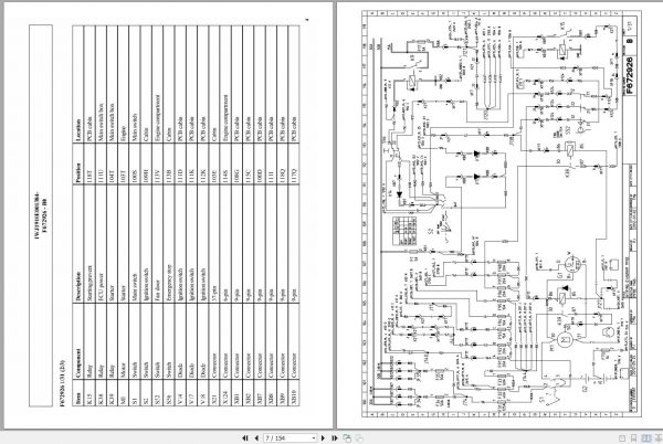 John Deere CTL Forwarder 1910E Fxied Cabin F686534 B0 Electric Schematic 2015 2