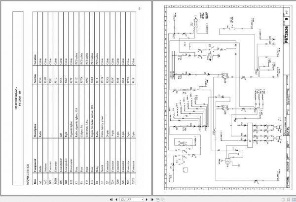 John Deere CTL Forwarder 1910E S2 F689246 B0 2015 Electric Schematic 2015 2