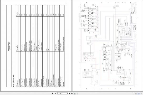 John Deere CTL Forwarder 810E F076208 C1 Hydraulic Schematic 2015 2