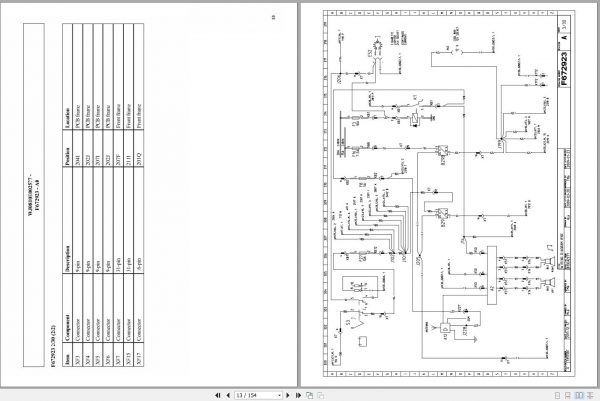 John Deere CTL Forwarder 810E Fixed Cabin F686332 A0 Electric Schematic 2015 2