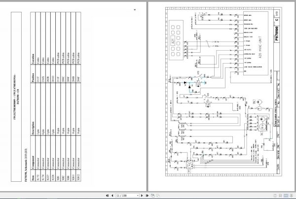 John Deere CTL Harvester 1270E 1470E Interim Tier 4 F687124 C0 Electric Schematic 2015 2