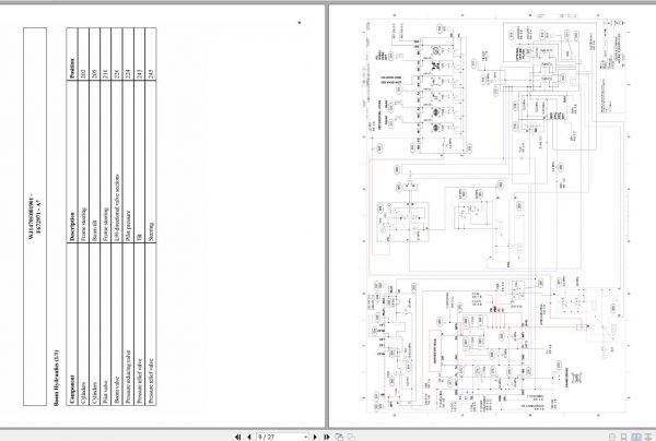 John Deere CTL Harvester 1470E Interim Tier 4 CH9 F686967 A7 Hydraulic Schematic 2015 2