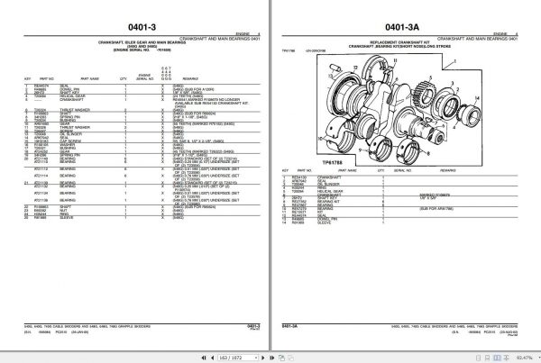 John Deere Cable and Grapple Skidders 540G 640G 740G 548G 648G 748G Parts Catalog PC2515 2008 2