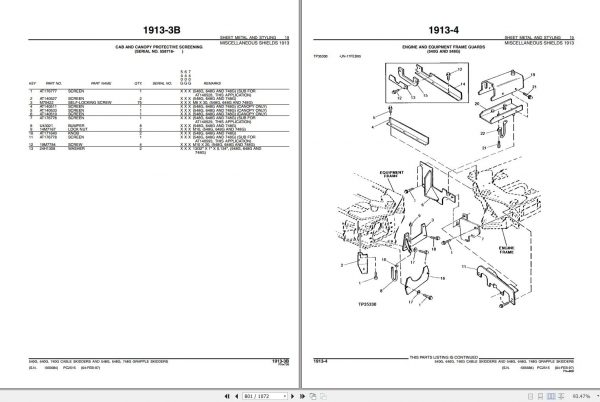John Deere Cable and Grapple Skidders 540G 640G 740G 548G 648G 748G Parts Catalog PC2515 2008 3