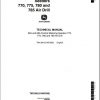 John Deere Central Metering Seeders 655 665 770 775 780 785 Air Drill Technical Manual TM1306 1