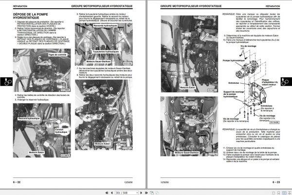 John Deere Compact Tractor 240 250 Technical Manual TM2936 FR 3