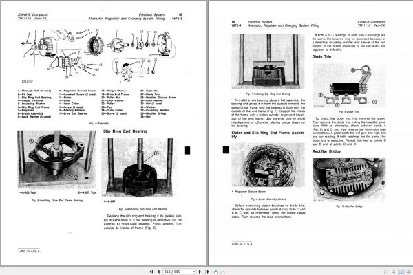 John Deere Compactor 646B Technical Manual TM1116 3