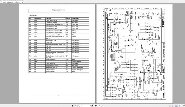 John Deere Construction 939MB Full Models Collection Hydraulic Electric Schematic Portuguese DVD 3