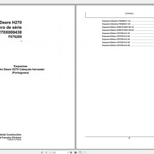 John Deere Construction 939MB Full Models Collection Hydraulic Electric Schematic Portuguese DVD 6