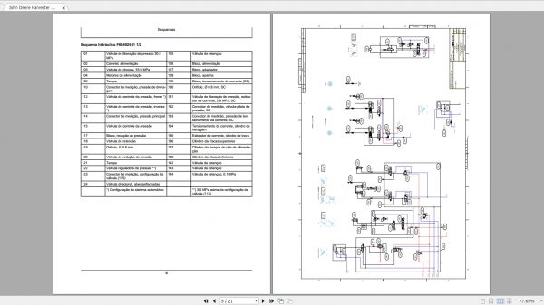 John Deere Construction 939MB Full Models Collection Hydraulic Electric Schematic Portuguese DVD 7