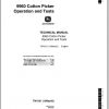 John Deere Cotton Picker 9960 Operation and Test Technical Manual TM1521 1