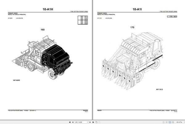 John Deere Cotton Picker RMB 7760 Parts Catalog PC9650 2011 2