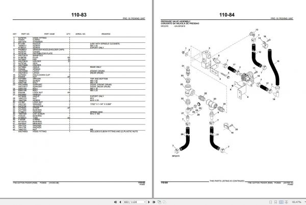 John Deere Cotton Picker RMB 7760 Parts Catalog PC9650 2011 3