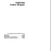 John Deere Cotton Stripper 7450 7455 1997 Technical Manual TMT1586 1