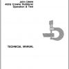 John Deere Crawler Bulldozer 400G Technical Manual TM1411 1