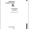 John Deere Crawler Tractors 1000 Series Service Manual SM2034 1