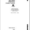 John Deere Crawler Tractors 2000 Series Service Manual SM2037 1