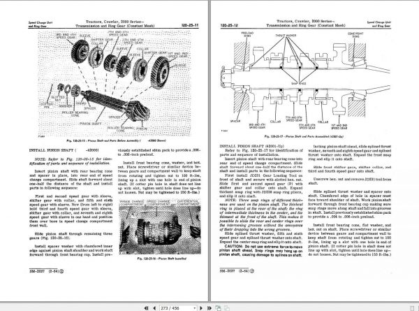 John Deere Crawler Tractors 2000 Series Service Manual SM2037 2