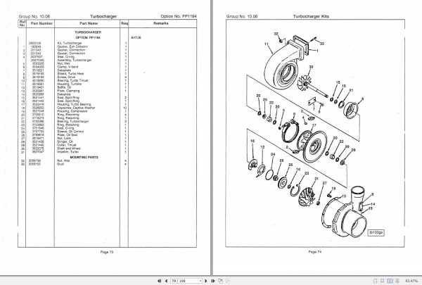 John Deere Cummins NTA855 Engine Parts Catalog PC2282 3