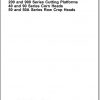 John Deere Cutting Platforms 200 900 40 90 50 50A Technical Manual TM1581 1