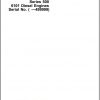 John Deere Diesel Engine 500 Series 6101 499999 Technical Manual CTM20 1