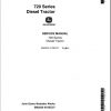 John Deere Diesel Tractors 720 Series Service Manual SM2020 1