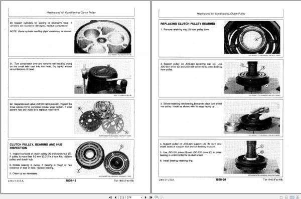 John Deere Excavators 595D Repair Technical Manual TM1445 3