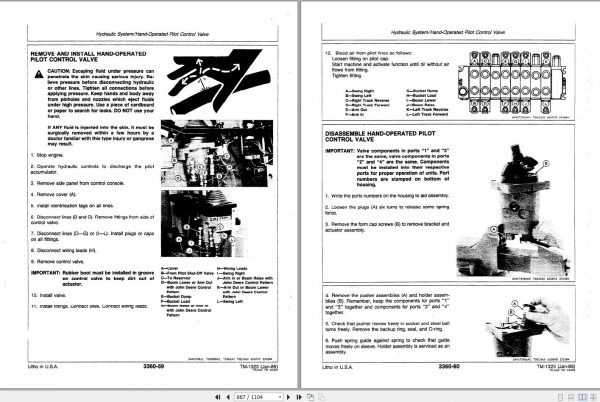 John Deere Excavators 690C 693C Technical Manual TM1323 3