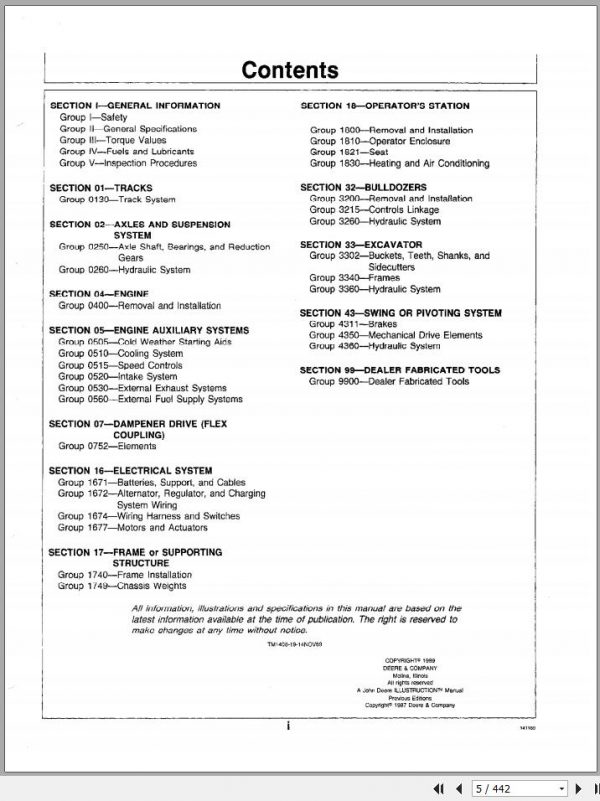 John Deere Excavators 70D Repair Technical Manual TM1408 2