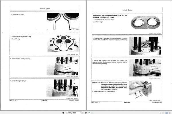 John Deere Excavators 890A Technical Manual TM1263 3