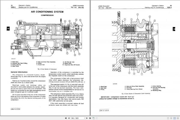 John Deere Excavators JD890 Technical Manual TM1163 3