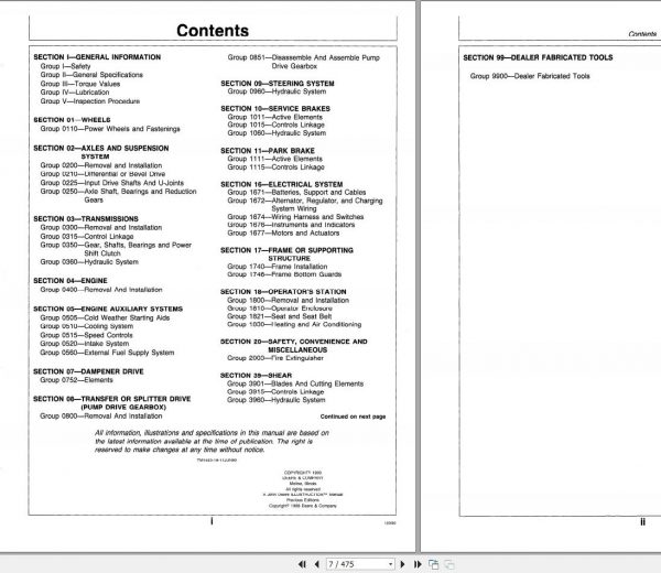 John Deere Feller Buncher 643 Repair Technical Manual TM1425 2