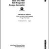 John Deere Forage Harvester 5200 5400 Technical Manual TM1066 1