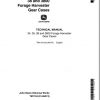 John Deere Forage Harvester Gear Cases 34 35 38 3800 Technical Manual TM1104 1