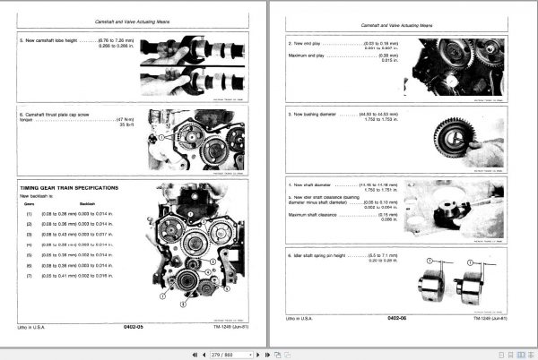 John Deere Forklift 480C Technical Manual TM1249 2