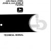 John Deere Forklift JD380 JD480 A JD480 B Technical Manual TM1060 1