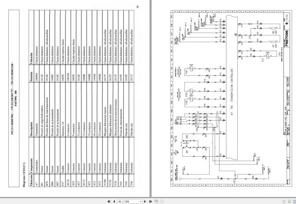 John Deere Forwarder 1110E 1210E 1510E IT4 T3 T2 Cabin RL F685669 B0 2016 Electric Schematic 2016 ES 2
