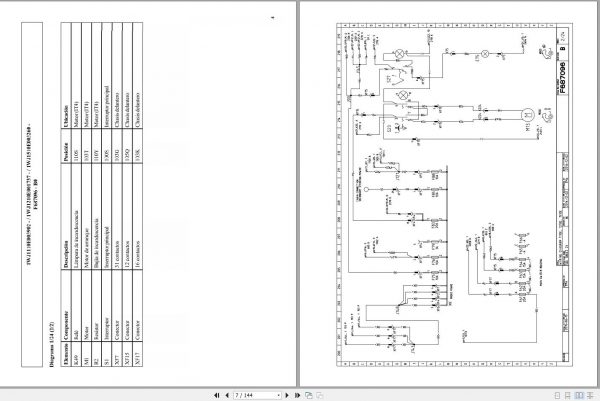 John Deere Forwarder 1110E 1210E 1510E Plaform F672836 B0 Electric Schematic 2016 ES 2