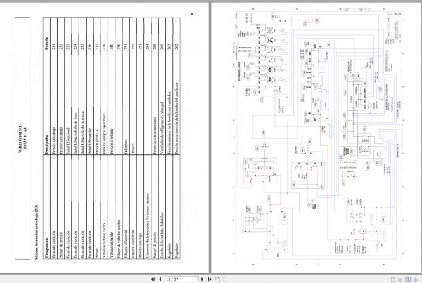 John Deere Forwarder 1210E Interim Tier 4 F681803 A8 2015 Hydraulic Schematic 2015 ES 2