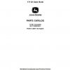 John Deere Forwarder 1710D WJ1710D001001 Parts Catalog PC9416 2010 1