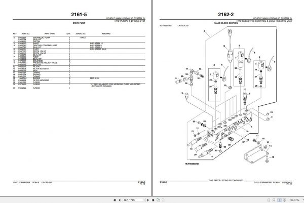 John Deere Forwarder 1710D WJ1710D001001 Parts Catalog PC9416 2010 3